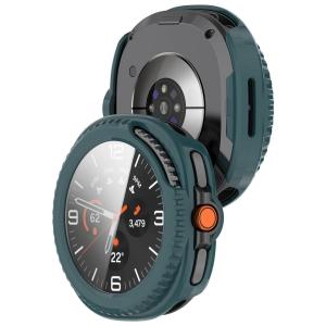Etui ze szkłem do zegarka Bizon Case+Glass Watch do Galaxy Watch 8 Classic 46 mm, zielone