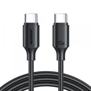 Kabel do ładowania / transmisji danych Joyroom USB-C do USB-C, 60W, 1m, czarny