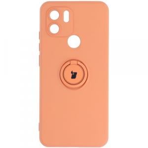 Etui Bizon Case Silicone Ring do Redmi A1, pomarańczowe