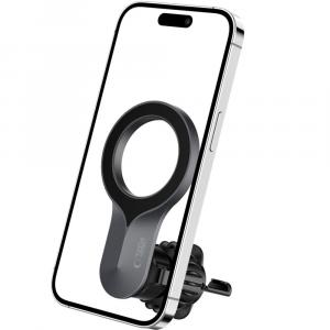 OUTLET: Uchwyt samochodowy Tech-Protect N55 Magnetic MagSafe Vent Car Mount do kratki nawiewu, czarny