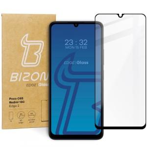 Szkło hartowane Bizon Glass Edge 2 do Redmi 13C/13C 5G/Poco C65