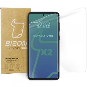 Folia hydrożelowa na ekran Bizon Glass Hydrogel Front do Galaxy M55 5G, 2 sztuki