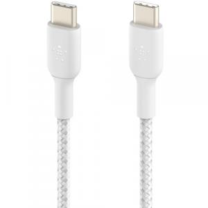 Kabel Belkin Boost Charge Braided USB-C do USB-C 1m, biały