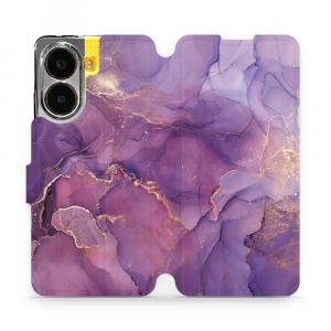 Etui z klapką do Xiaomi POCO X7 Pro, Mobiwear Book, fioletowe