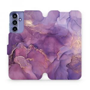 Etui z klapką do Galaxy A15 4G, Mobiwear Book, fioletowe