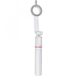 Uchwyt, kijek, statyw Forcell F-GRIP S100M Bluetooth, MagSafe, Selfie Stick, Tripod, biały