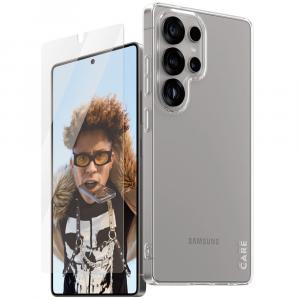 Etui ze szkłem na ekran CARE by PanzerGlass Fashion 2in1 do Galaxy S25 Ultra, przezroczyste