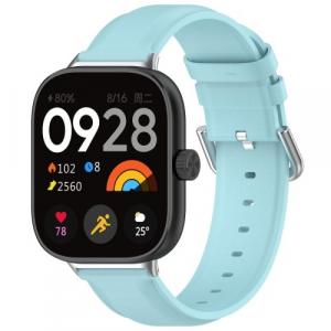 Pasek Bizon Strap Watch Casual do Xiaomi Redmi Watch 4/Xiaomi Band 8 Pro, błękitny