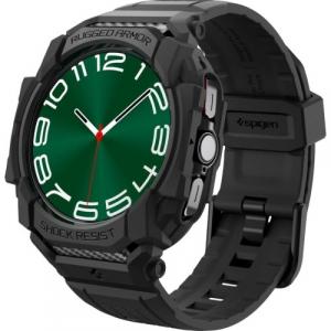 Etui z paskiem Spigen Rugged Armor Pro do Galaxy Watch Ultra 47mm, czarne
