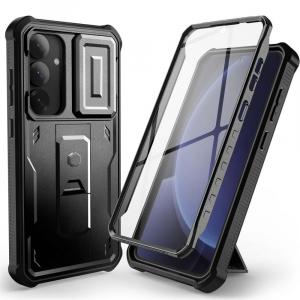 Etui pancerne Tech-Protect Kevlar Cam+ do Samsung Galaxy S25 Plus, czarne