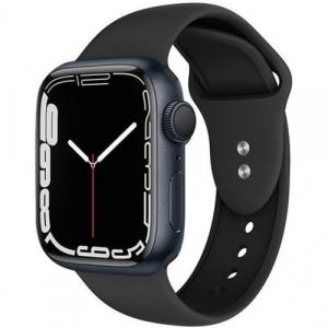 Pasek Crong Sport Liquid Band do Apple Watch 41/40/38 mm, czarny