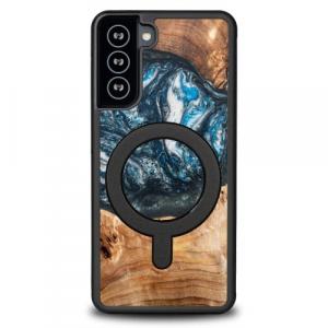 Drewniane etui do Galaxy S21 FE, Bewood Unique Planets Ziemia do MagSafe