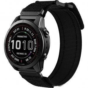 OUTLET: Pasek Tech-Protect Scout Pro, QuickFit 26 mm do Garmin Fenix 8 (51 mm) / 7X Pro / 7X / 6X Pro, czarny