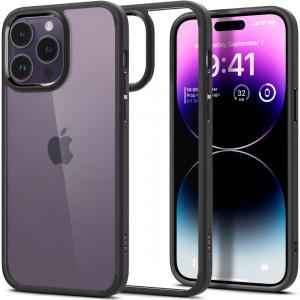 Etui Spigen Ultra Hybrid do iPhone 14 Pro Max, przezroczysto-czarne