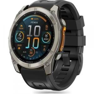 Pasek Tech-Protect Silicone, QuickFit 26 mm do Garmin Fenix 8 (51 mm) / 7X Pro / 7X / 6X Pro, czarny