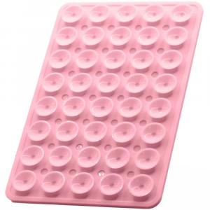 Uchwyt na telefon z przyssawką Mobile Origin Sticker Phone Mount O1, różowy
