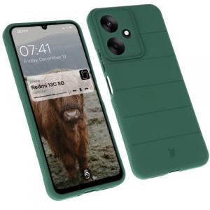 Pancerne etui Bizon Case Tur do Xiaomi Redmi 13C 5G, ciemnozielone