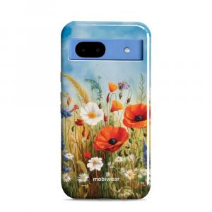 Etui ochronne do Google Pixel 8a, Mobiwear Elite Pro, łąkowe kwiaty