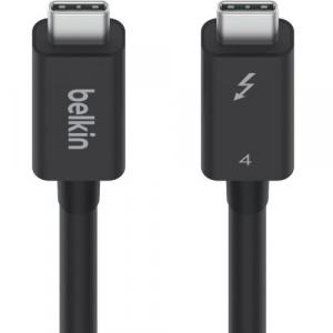 Kabel Belkin Connect USB-C do USB-C, USB4 / Thunderbolt 4, 100W 2m, czarny