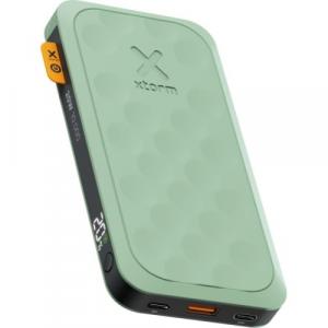 Powerbank XTORM Fuel 10 000 mAh, 22.5W, 2x USB-C / 1x USB-A, zielony