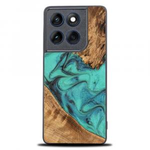 Drewniane etui do Motorola Edge 60 Pro, Bewood Unique Turquoise
