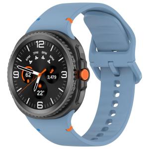 Silikonowy pasek Bizon Strap Watch Silicone G do Galaxy Watch 8 40 mm/44 mm/Ultra 2 47 mm, niebieski