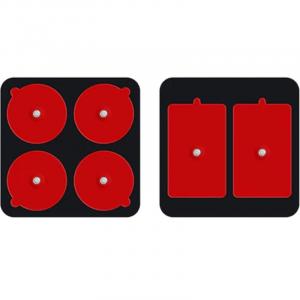 Podkładki pod elektrody Therabody PowerDot 2.0 Replacement Pads, czerwone