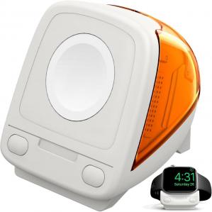Stacja dokująca, podstawka, stojak Spigen Classic C1 Stand do ładowarki Apple Watch, pomarańczowa