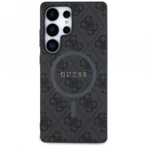 Etui Guess Hardcase 4G Ring Classic Logo MagSafe do Galaxy S25 Ultra, czarne