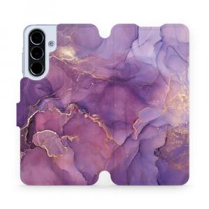 Etui z klapką do Galaxy A56 5G, Mobiwear Book, fioletowe