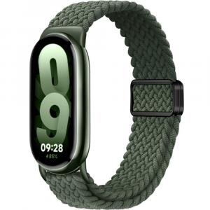 Pasek Tech-Protect Nylonmag do Xiaomi Smart Band 9 / 9 NFC / 8, ciemnozielony