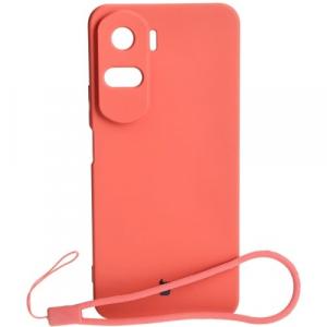 Etui Bizon Case Silicone do Honor 90 Lite, brudny róż