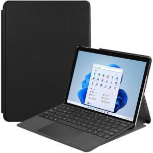 Etui Bizon Case Tab Croc do Microsoft Surface Go 4 / Go 3 / Go 2 / Go, czarne