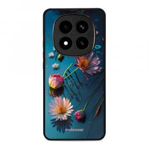 Etui ochronne do Xiaomi Redmi Note 14 Pro Plus 5G, Mobiwear Glossy Case, niebiesko-kwieciste
