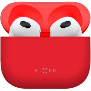 Etui Fixed Silky do AirPods 4, czerwone