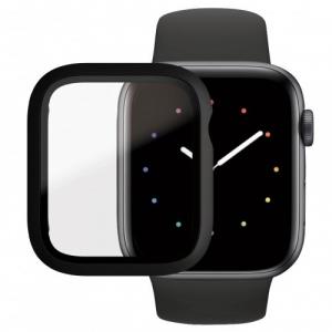 Szkło antybakteryjne + etui Panzerglass Full Body Apple Watch SE / SE 2022 / 6 / 5 / 4, 44mm, czarna ramka