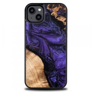 Drewniane etui do iPhone 14 Plus, Bewood Unique Violet