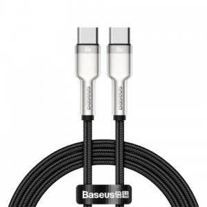 Kabel Baseus Cafule 100W 5A USB-C do USB-C 1m, czarny