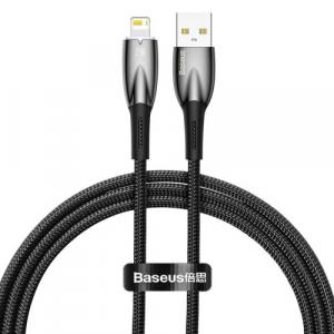 Kabel Baseus Glimmer Series USB-A do Lightning, 2.4A, 480Mb/s, 1m, czarny