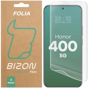 Folia hydrożelowa na ekran Bizon Glass Hydrogel Front do Honor 400, 2 sztuki