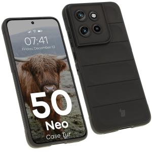 Pancerne etui Bizon Case Tur do Motorola Edge 50 Neo, czarne