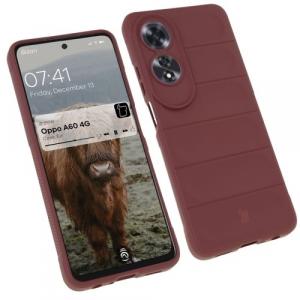 Pancerne etui Bizon Case Tur do Oppo A60 4G, ciemnofioletowe