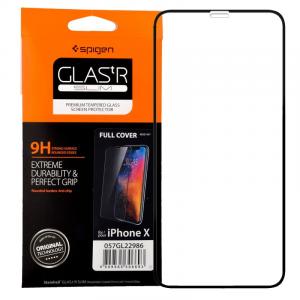 OUTLET: Szkło do etui Spigen Glas.tr Slim iPhone 11 Pro / Xs / X, czarne