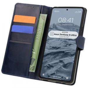 Etui z klapką Bizon Case Pocket do Asus Zenfone 11 Ultra, granatowe