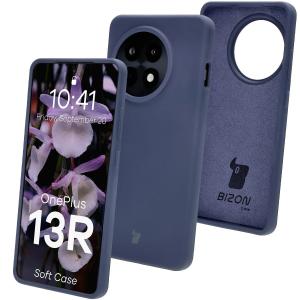 Silikonowe etui Bizon Soft Case do OnePlus 13R, ciemnoniebieskie