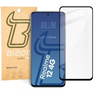 Szkło hartowane Bizon Glass Edge 2 do Realme 12 4G, czarna ramka