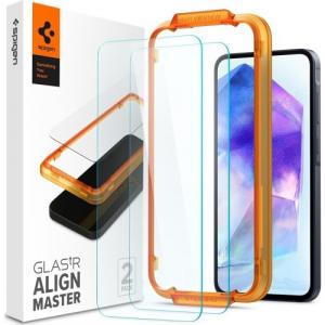 Szkło do etui Spigen Glas.tR AM 2-Pack do Galaxy A55 5G