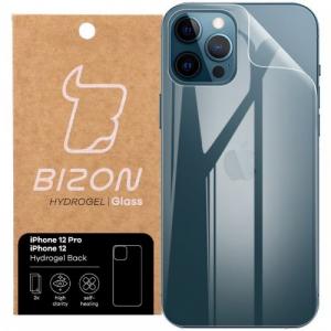 Folia hydrożelowa na tył Bizon Glass Hydrogel, iPhone 12 / 12 Pro, 2 sztuki