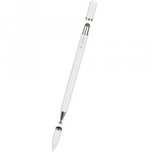 OUTLET: Uniwersalny rysik Tech-Protect USP200 3-TIP Stylus Pen do telefonu, tabletu, biały