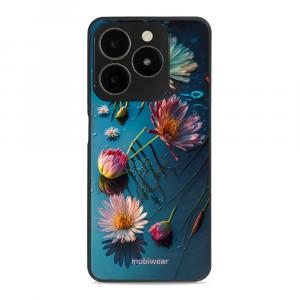 Etui ochronne do Realme C61, Mobiwear Glossy Case, niebiesko-kwieciste